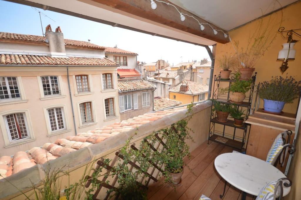 Le Dix Duplex Historical Center Balcony With View And Air Conditioning Aix-en-Provence Luaran gambar